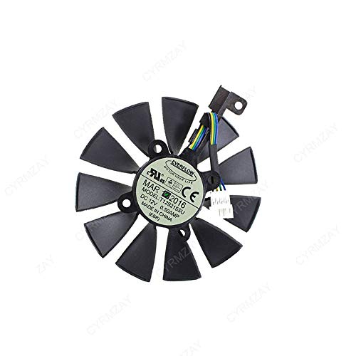 Lüfter Graphic Video Card GTX 980Ti 960 970 1060 1070 87mm 4Pin T129215SU