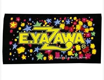 Amazon 矢沢永吉 Eikichi Yazawa ジュニアビーチタオル ロゴレインボー ブラック イエロー アイドル 芸能人グッズ 通販
