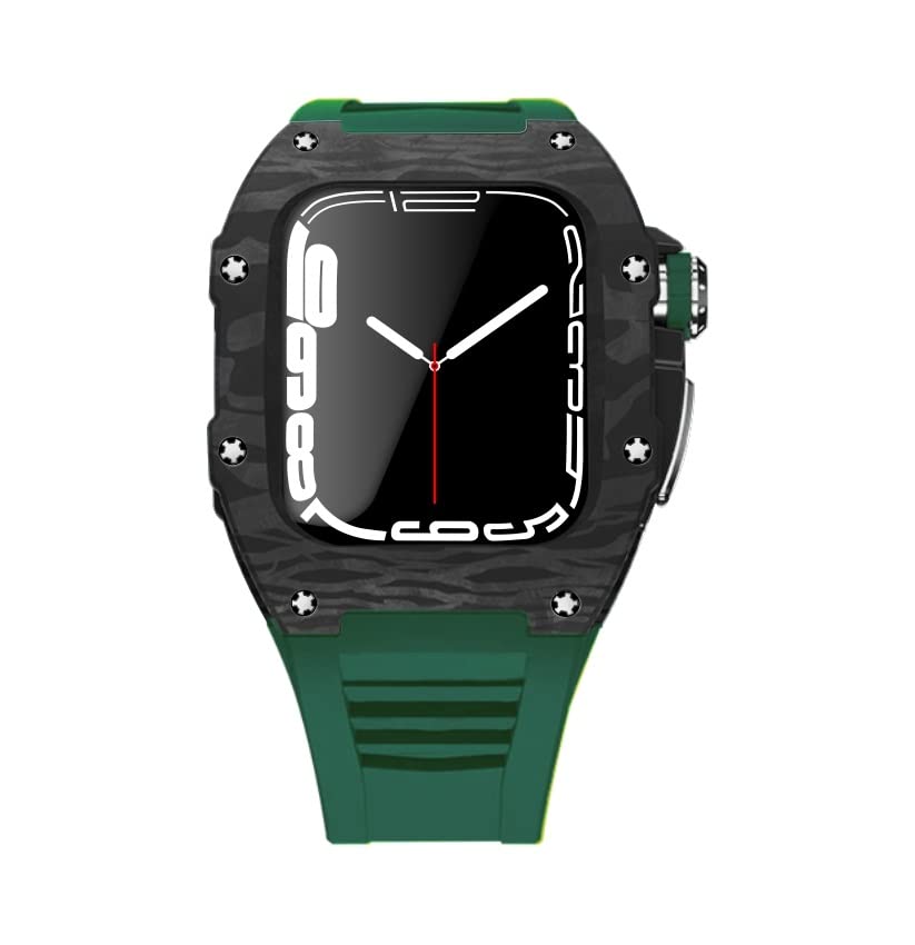 Boîtier en alliage de titane Apple Watch 7 : kit mod luxe en acier