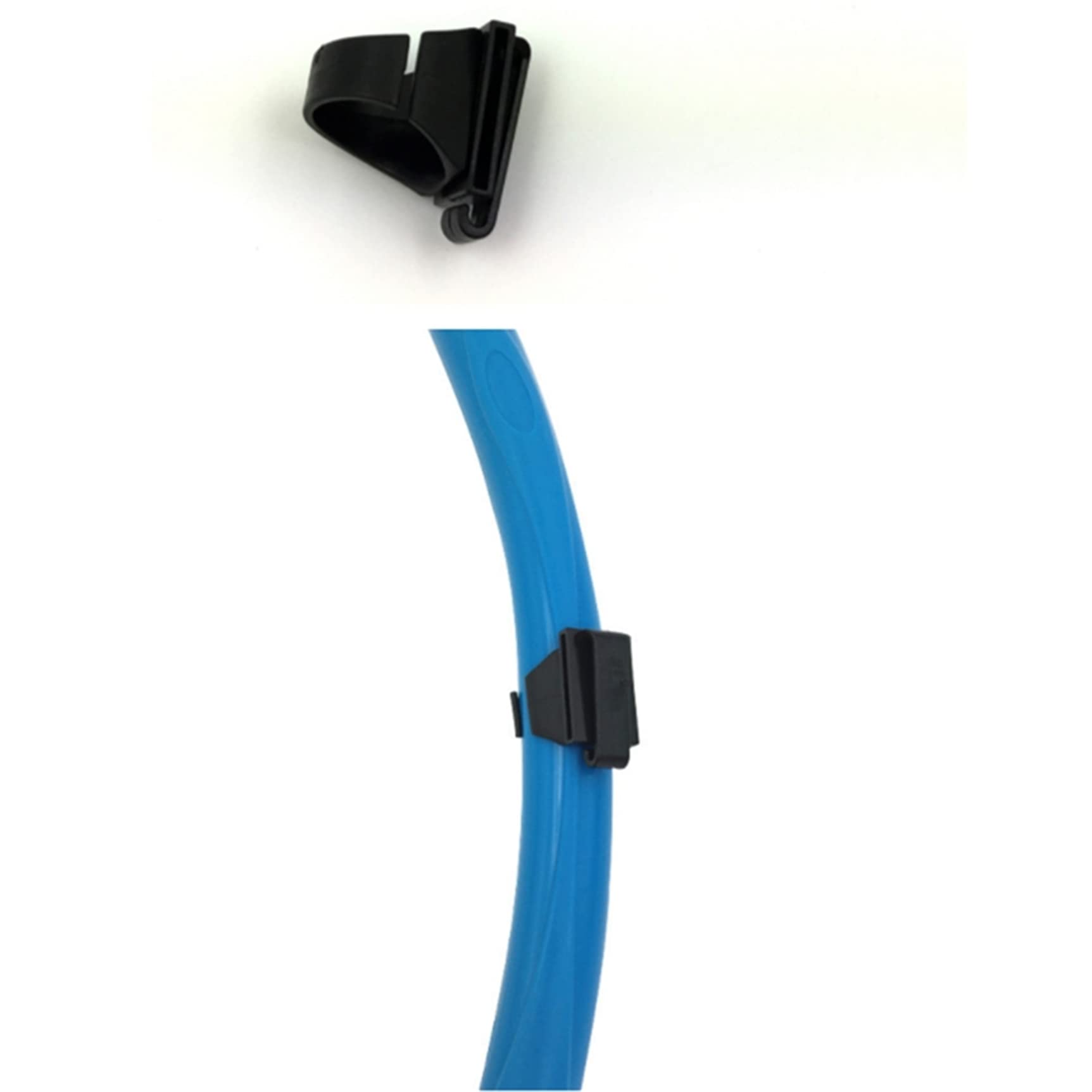 LOUGOU 1 Pieces Scuba Diving Dive Snorkeling Silicone Snorkel Strap Keeper Holder Clip Retainer Attachment Gear Spare Part Accessories