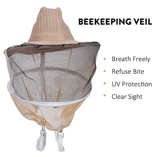 Honey Lake 8 Frame Bee Hive Starter Kit And Beekeeping Supplies, Beeswax Coated Bee Boxes And Frames Starter Kit With Beehive Tool Kit Includes Bee Smoker Beekeeper Hat thumb #3