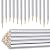Metallic Marking Pencil Water Soluble Colored Pencils for Construction Workers Metal Work Plumbers Framers Carpenters Teacher Marking Tools, 6.9 Inches in Length (Silver, 48 Pack)