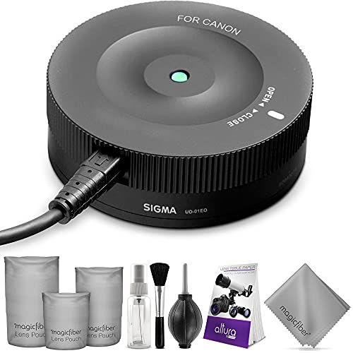 Sigma USB Dock for Canon Mount Lenses with Lens Pouch and Camera Cleaning Set