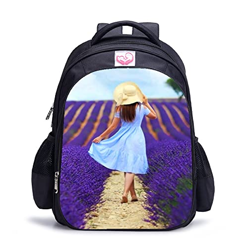 Cartable unisexe lavande pour adolescents idéal pour les cours