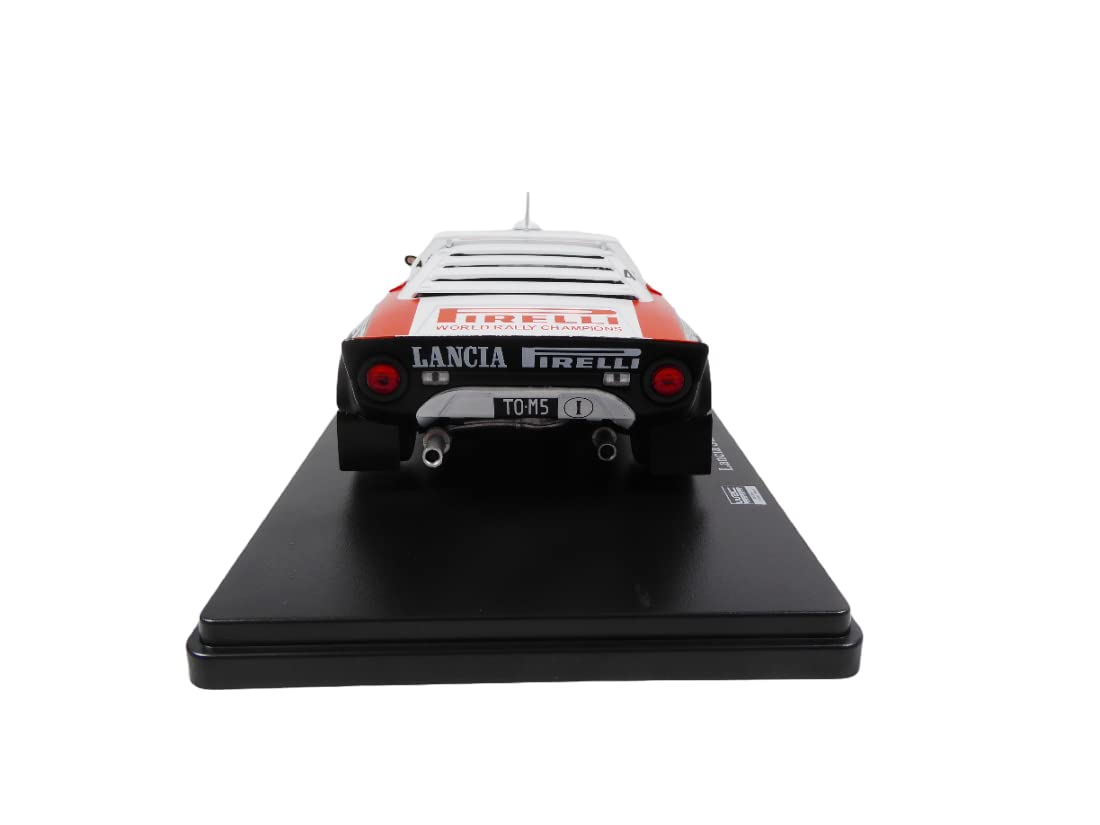 OPO 10 Voiture Miniature reproduite à l'échelle 1/24 Compatible pour Lancia Stratos HF Rallye Sanremo 1978 - RVQ26