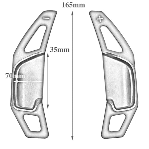 Extensiones de levas de cambio de aluminio premium para volante Toyota Camry 5