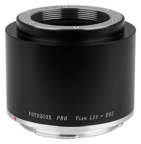 Image of Fotodiox Pro Lens Mount Adapter Visoflex L39 Lens to Canon EOS EF, EF-S Mount Camera Such as EOS 7D, 5D, 60D & Rebel T3