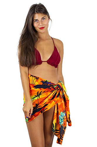 V.H.O. Funky Sarong Petit Surf, Orange, Taille Unique Cover