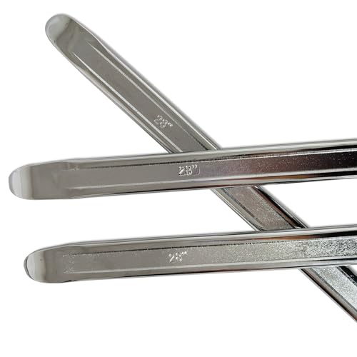 PreAsion 3-Piece 28-Inch Tire Iron Spoon Set - Heavy-Duty Steel Tire Pry Bar Kit with Zinc Coating, Bead Lifting Tool for Motorcycle, Car, and Vehicle Tire Maintenance