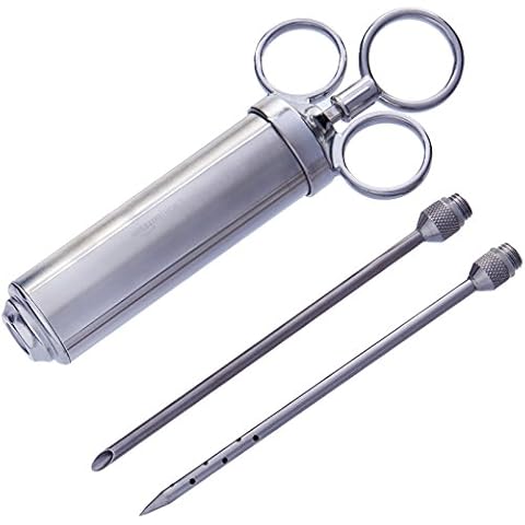 Amazon Basics - Inyector de adobo para carne de acero inoxidable Cover