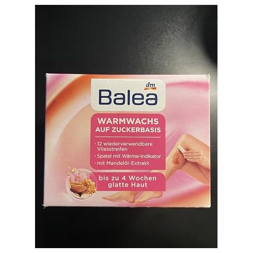 Balea Warmwachs auf Zuckerbasis, 250 ml