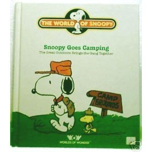 Hardcover Snoopy Goes Camping Book