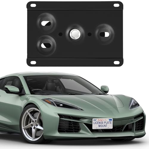 No Drill License Plate Mounting Fits Chevrolet Cor