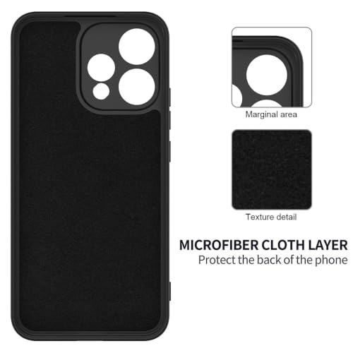 Image of Back Cover Compatible with Oppo Reno15 5G | Full Camera Protection | Premium Liquid Silicon Case | Flexible Bumper Case for Oppo Reno15 5G (Black)