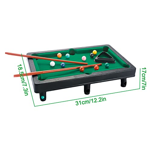 Tabletop Billiards Parent-Child Interaction Children Educational Mini Desktop Pool Table Snooker Toy Game Set Desktop Billiards Mini Pool Table For Desktop Kids Adults Dorm Room Tabletop Pool #TOP1