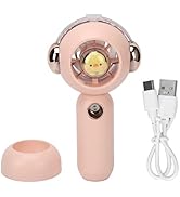 Handheld Fan with Spray Mist Function, 2 in 1 Mini Hand Fan, Mini Pocket Hand Fan for Men Women T...