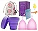 ella y yo Copa Menstrual tallas S y L - Taza Esterilizadora - Copas Menstruales Ideal para Principiantes y Adolescentes - Silicona Suave de Grado medico (Copa menstrual) (Copa Menstrual Completo)