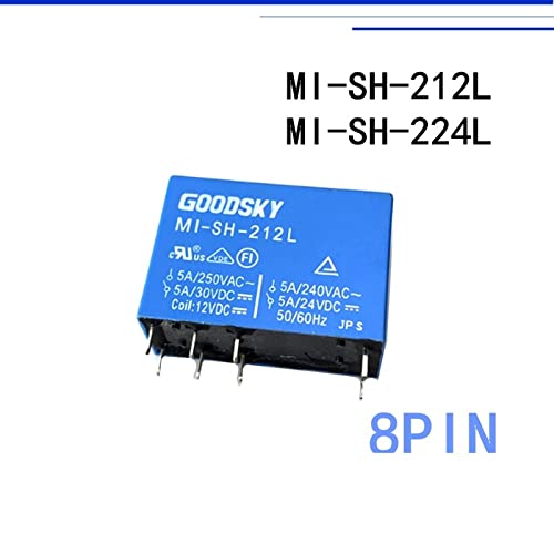 Relais MI-SH-212L 12VDC commutation stable 8 broches pour automatisation et PCB - 3