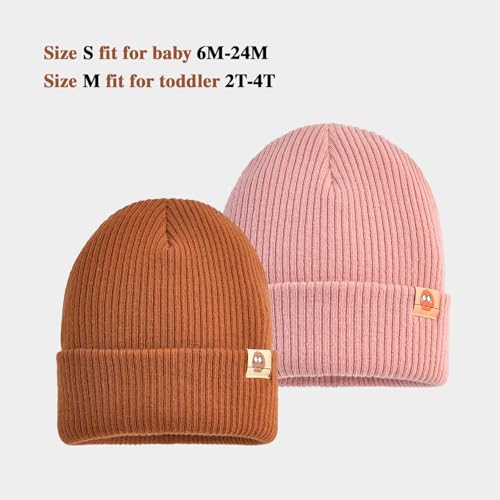 SOMALER Baby Beanie Toddler Boys Girls Winter Hat Kids Children Warm Knit Beanie Hats4
