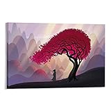 AOMACA Anime Poster Samurai Jack Cartoon Poster Wall Art PictureCanvas Painting Wall Art Poster for Bedroom Living Room Decor24x36inch(60x90cm)