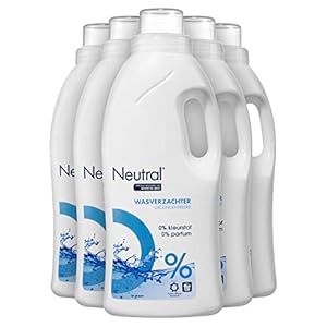 Neutral Wasverzachter Parfumvrij – 135 wasbeurten – 5 x 750ml – Voordeelverpakking