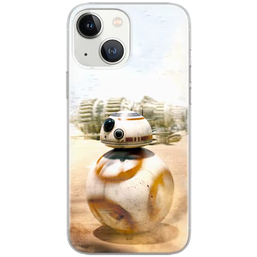 ERT GROUP Mobile Phone Case for iPhone 13 Mini, Original and Officially Licensed Star Wars Pattern, BB 8 001 White, Perfectly Fitted to The Shape of The Mobile Phone, TPU Case