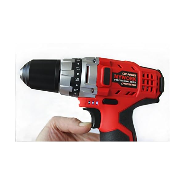 MyWork Professional Tools Akku-Bohrschrauber, 22 Nm, 12 V Li-Ion, 12DMW – Bild 5