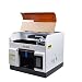 CNCZONE ACHI A4 L800 Stampante UV, Flatbed, Cilindrica, LED, Rotazione Automatica, Touch Screen, per Cuoio, Carta d'identità, Custodie per Telefono, Vetro, Metallo