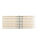 4 PACK Promark PW7AN Japanese Shira Kashi White Oak 7A Nylon tip drumsticks PW7AN-4