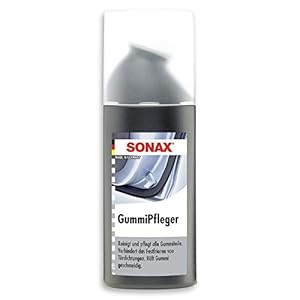 SONAX GummiPfleger mit Schwammapplikator (100 ml) reinigt, pflegt & hält alle Gummiteile elastisch, verhindert…