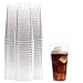 Large Plastic Cups 16 oz Clear Drinking Glasses 100 Pack Disposable Party Wine Glasses For Wedding, Occasion, Water, Cocktail, Punch, Soda DRINKET