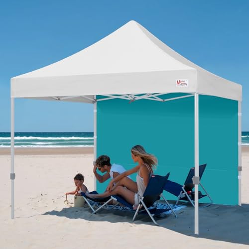 Image of MASTERCANOPY 10x10 Pop Up Canopy Sidewall Only 1-Pack Turquoise