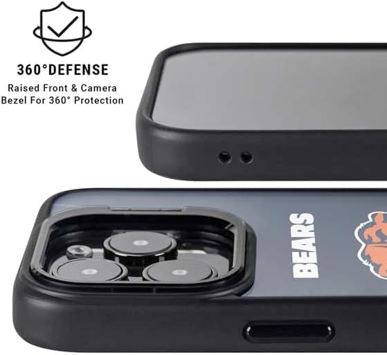 Skinit Kickstand Phone Case Compatible with iPhone 16 Pro Max - Officially Licensed NFL Chicago Bears Team Jersey Design