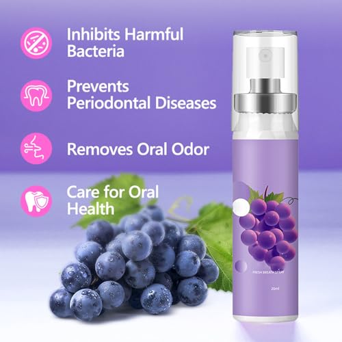 Erfrischendes Spray für den Atem, extra frisches Mundspray, Lufterfrischer in Mundspray, frischer Atem, Mundatmospray, erfrischendes Spray für den Atem, 4 Stück – Bild 3