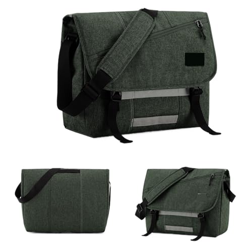 Men Shoulder Bag Fashion Travel Sling Messenger Bag Men's Canvas Briefcase 15 Inch Laptop Male Crossbody Pack3