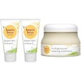 Burt's Bees Baby Diaper Rash Cream & Burt's Bees Baby Diaper Balm
