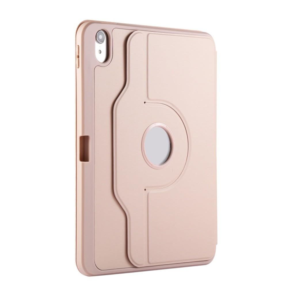 Generic Custodia compatibile con iPad 5a generazione 9.7 2017 (colore: rosa) custodia girevole intelligente antiurto supporto in pelle flip cover