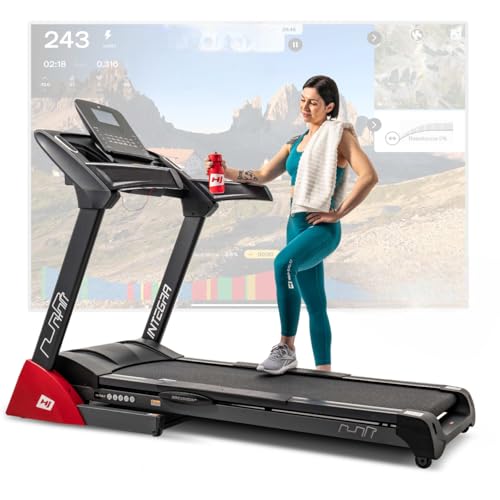 Hop-Sport HS-2800LB elektrisches Laufband für Zuhause - klappbar große Lauffläche bis 20km/h 18 Programme bis 150 kg