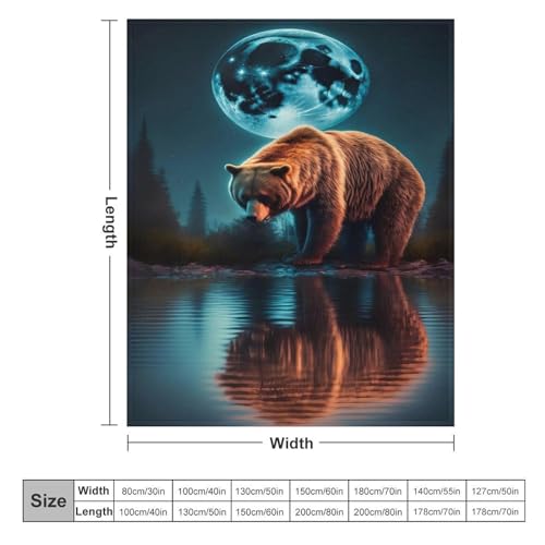 Couverture Polaire Ours Extra Douce pour Canapé et Salon - 6
