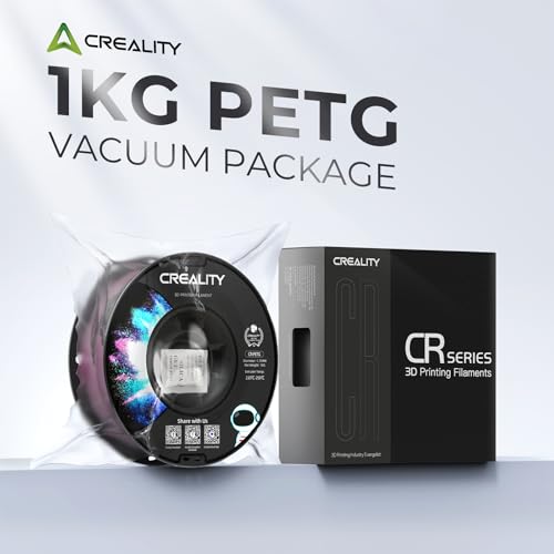 Image of CREALITY PETG Filament 1.75mm 3D Printer Filament, 1kg (2.2lb) Neatly Wound Spool, Dimensional Accuracy ±0.03mm, Fit for Ender, Bambu Lab, ELEGOO FDM Printers, Translucent Light Purple