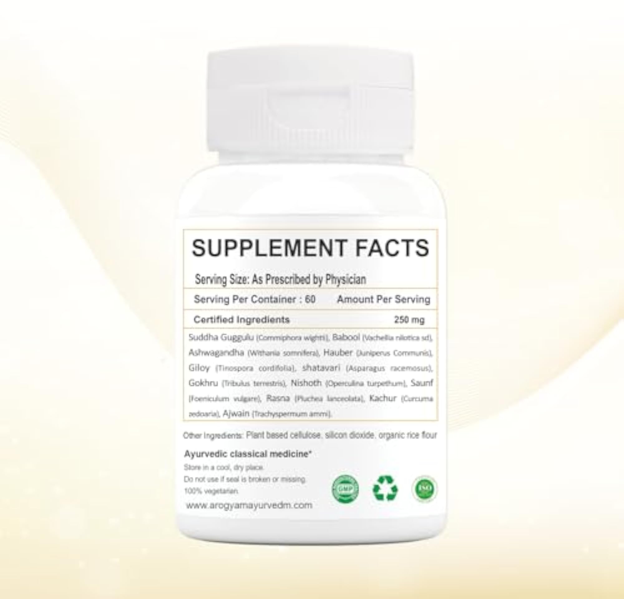 Dr Pushp's AROGYAM AYURVEDM TROYADASHANG GUGGUL