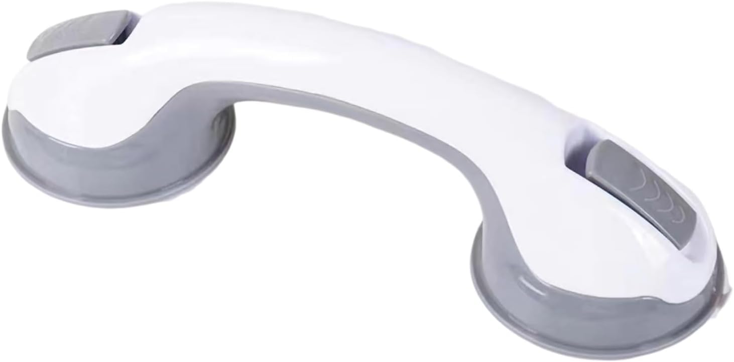 Grab Bars for Bathtubs and Showers, 12 Inch Shower Grab Bar, Disabled Handrails, Suction Cup Bathroom Grab Bar, Heavy Duty Shower Handle for Bathroom Safety, Elderly Seniors Bathroom Armrest