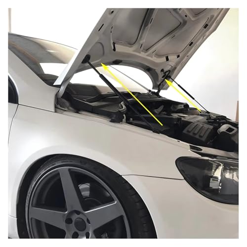 Vérins à gaz capot pour VW Scirocco 3 de 2008 à 2019 amortisseurs noir piano - 5