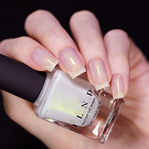 Image of ILNP Pina Colada - Sheer White Holographic Jelly Nail Polish