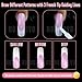 NOVO OVO Helloween Curved Square Nail Dual Forms for Poly Gel Extension with Guiding Line Inside, M L XL Reusable Full Cover Acrylic/Builder/Hard Gel Polygel Molds for Salon DIY x 15 sizes 150 Pcs