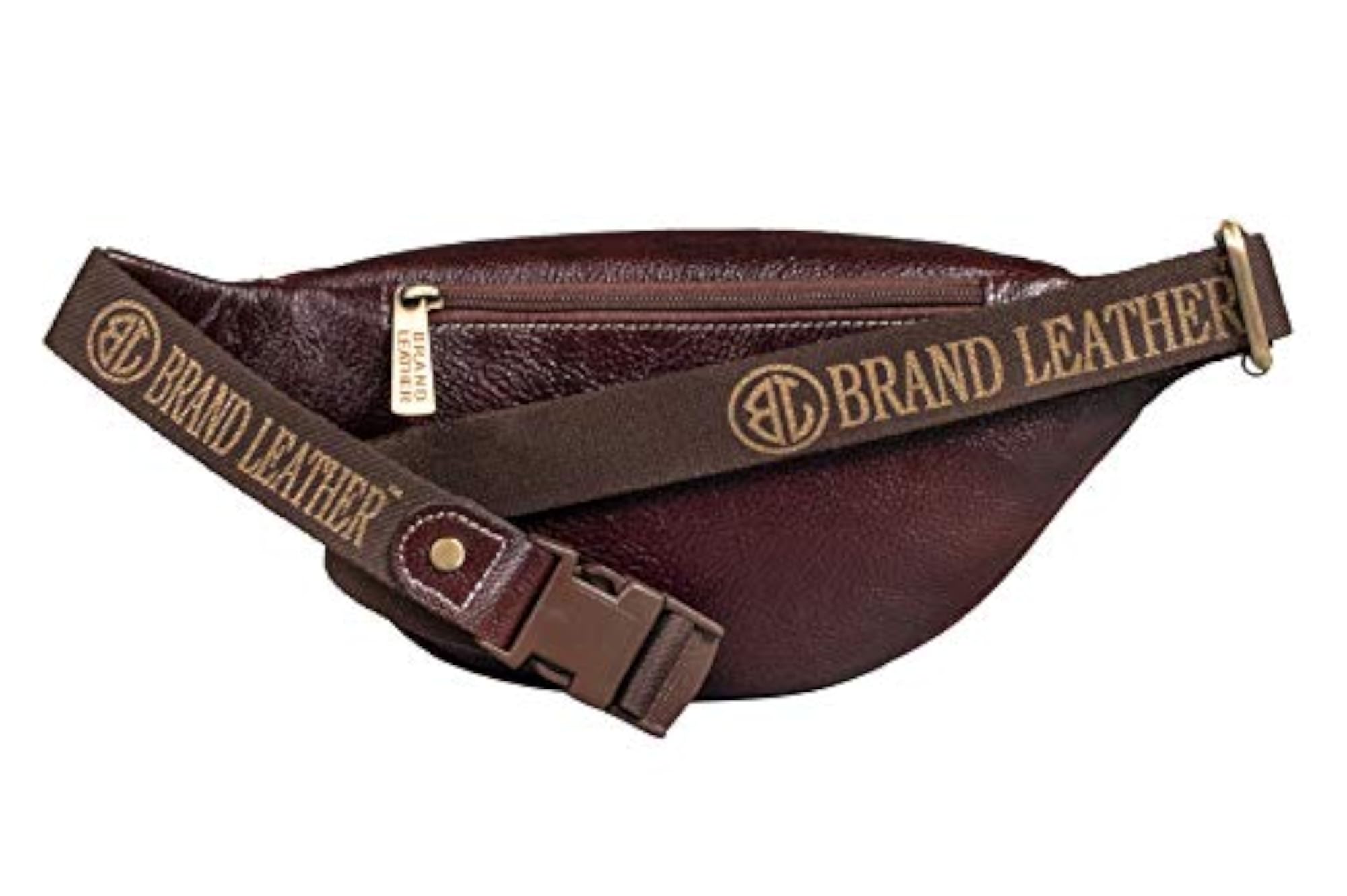 Stylish Genuine Waist Bag Travel Pouch, Brown