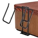 Aluminum Hydraulic Hot Tub Cover Lift, U-Shaped Bottom Insert Spa Cover Lifter, Adjustable Height from 25' to 39', Suitable for Round, Square and Other Shaped spas