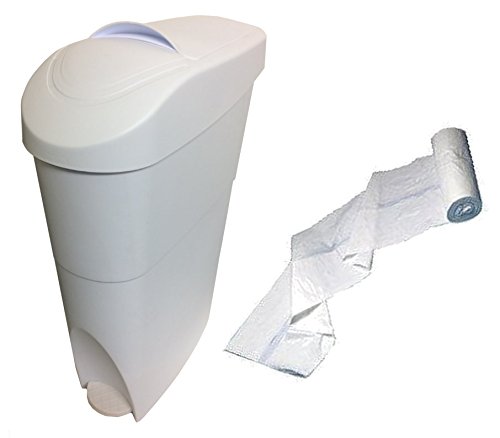 Ehcw sanitaire poubelles pour femme + Sacs Poubelle d'hygiène féminine d'élimination Sani