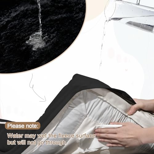 Image of XL Orthopedic Dog Bed Waterproof for Extra Large Size Dogs | 360 Degree Bolster Support, Egg Crate Foam, Waterproof Liner, Non-Slip Bottom, Machine Washable Cover, 41 x 29 Inch