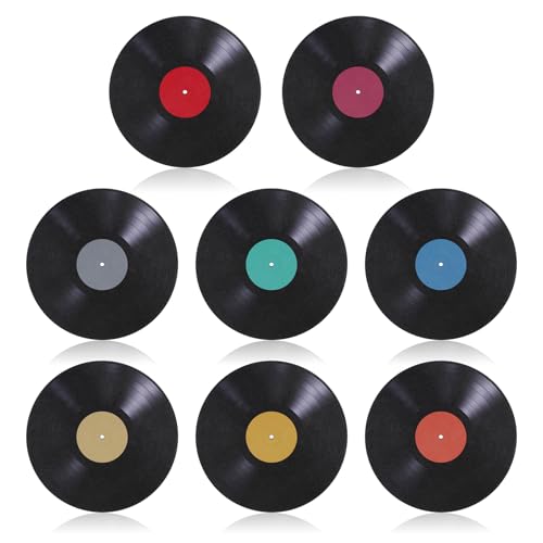 8 Pcs Records Wall Decor, 9